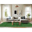 Tapis géométrique vert / noir Ikra-2127866006