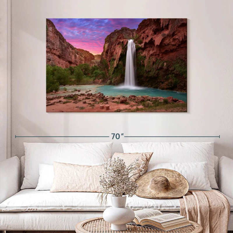 Alvord, superbe cascade Havasu, H 32 po x l 48 po