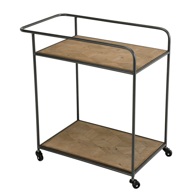 Waters Wood Bar Cart