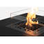 Square Table High Gas Fire Pit With Attachable Table