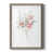 Toile avec cadre gris
