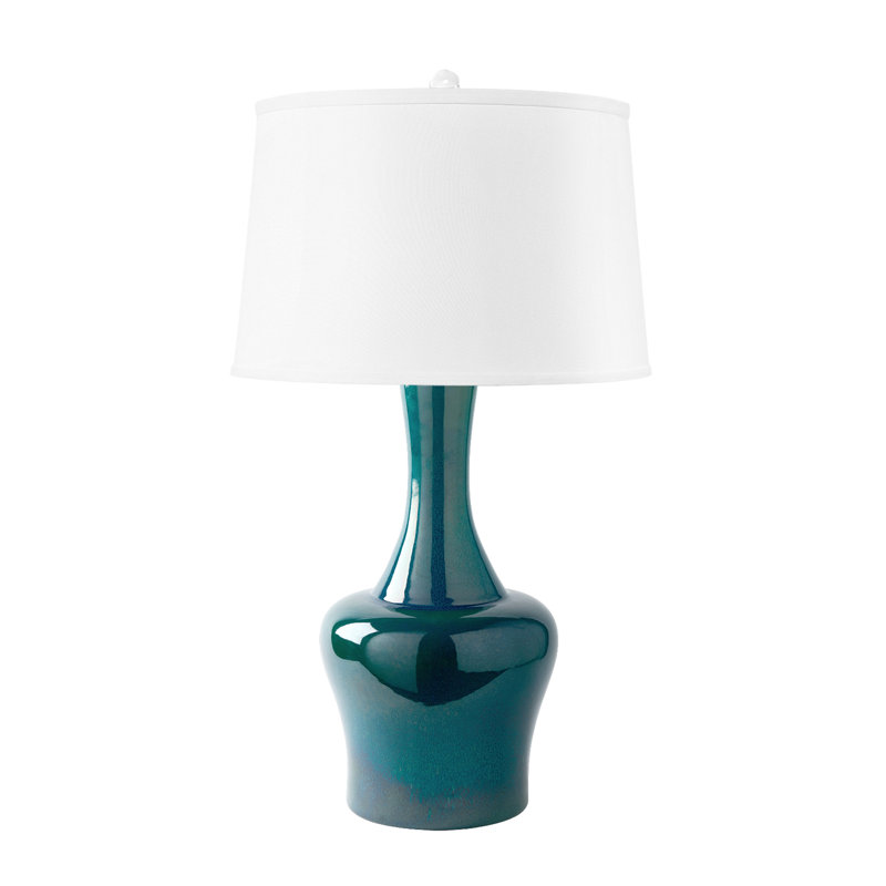 Nadia Table Lamp, Green Lapis