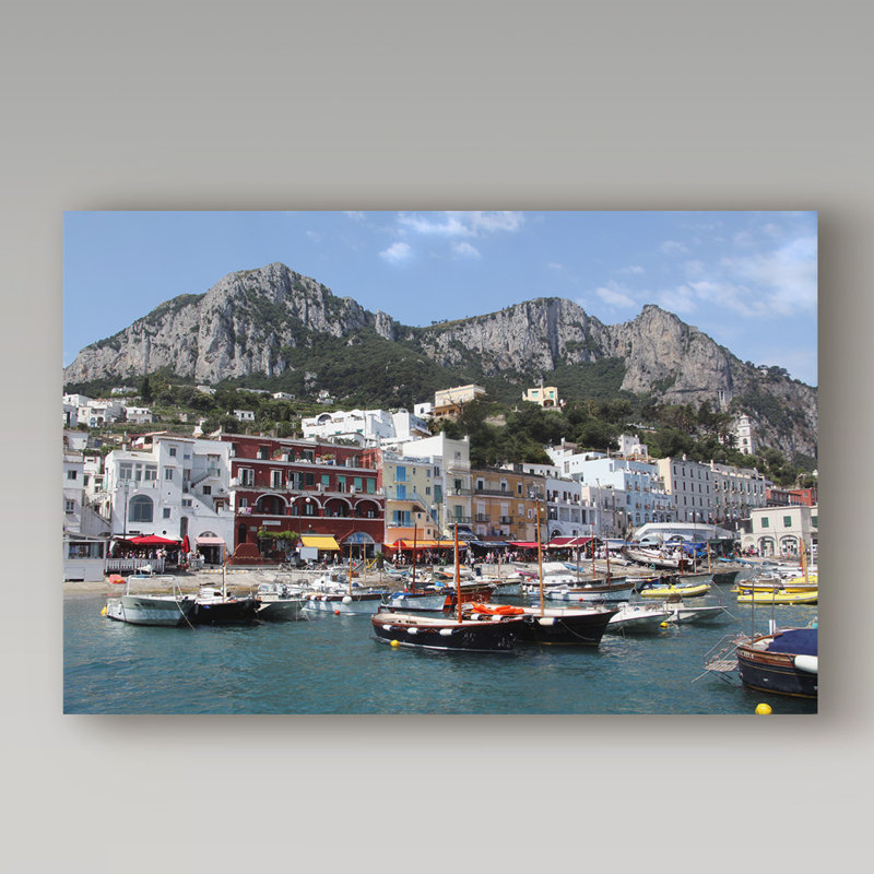 Avisha «Capri 2», reproduction de photo sur toile tendue, H 12 po x l 19 po