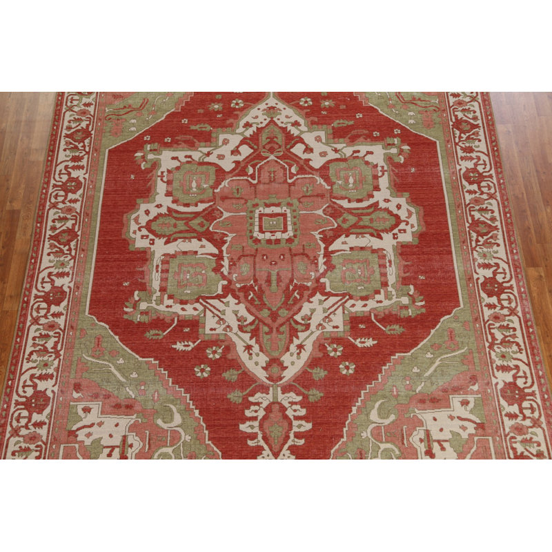 Tapis oriental noué à la main 9 x 12