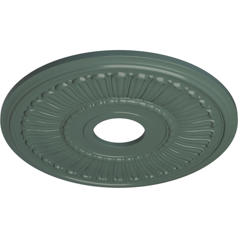 Endurathane Melonie Ceiling Medallion, 16"OD x 3 5/8"ID x 3/4"P (Fits Canopies up to 6 3/8"), Hand-Painted Cloud Burst Finish