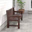 Garden bench made of solid wood