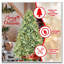 Arbre de Noël 9 pi avec lumières teintées bleu-vert-207191662-207191660