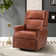 Manning 29.6'' Wide Genuine Leather Manual Recliner