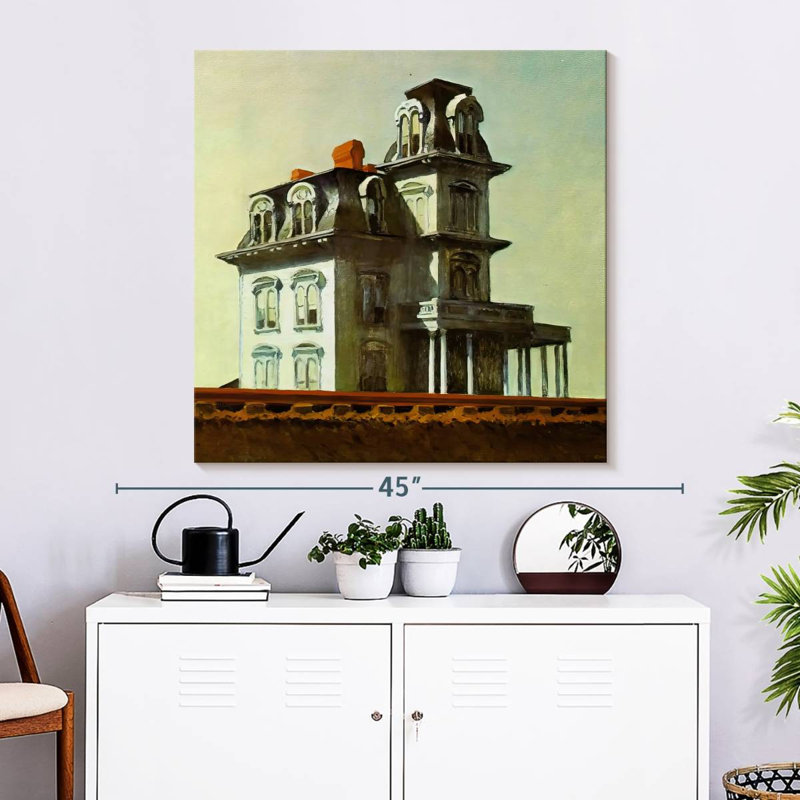 Lilie House By The Railroad, H 33 po x l 33 po