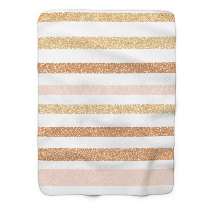 Sweet Affection - Couverture en sherpa de qualité supérieure 1 pièce WB_FL_100624_0138, L 50 po x L 60 po