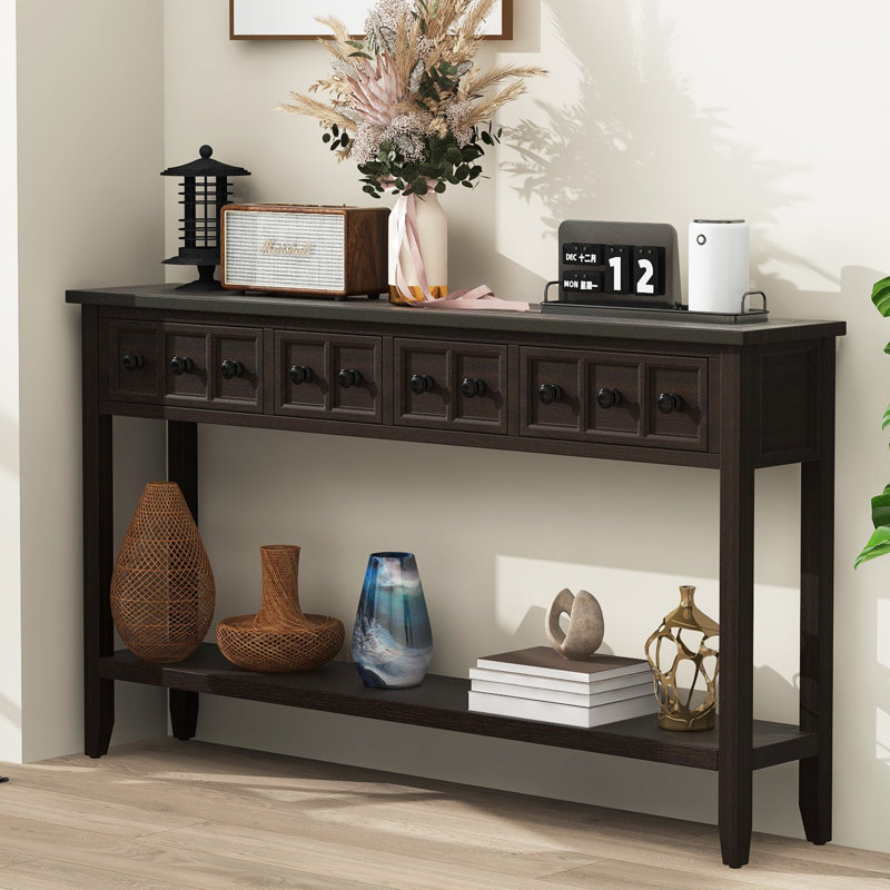 Dalaina 60.03" W Console Table, Espresso