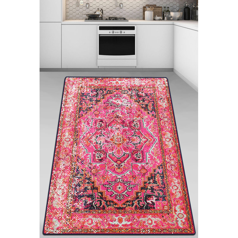 Antibacterial Hall Carpet, 100% Polyester, 31.5 x 59.1 inches | 10 mm Pile Height, 700 g/m² | Non-Slip Underside, Machine Washable, Easy Care | Perfect for Entryways & Living Spaces, Stylish & Functional Design