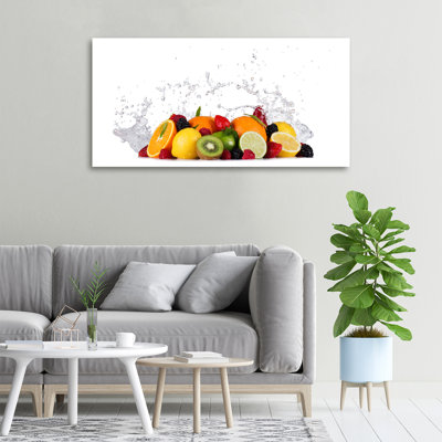 Fruit And Water - Wrapped Canvas Print