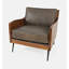 Fauteuil en cuir fleur 31 po Brigit-1873959706