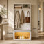 Arbre d'entrée modulaire moderne en bois blanc Flexmod