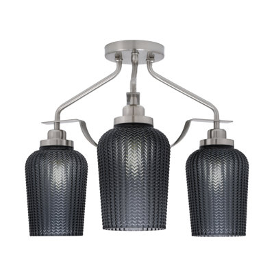 Plafonnier semi-encastré 3 lumières Odyssey