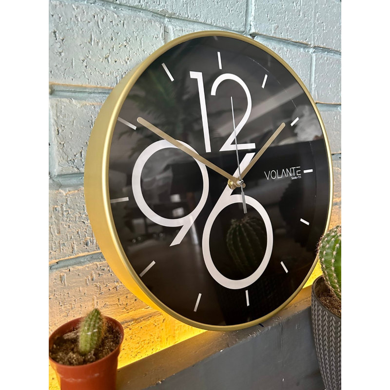 Anav Wall Clock, Gold