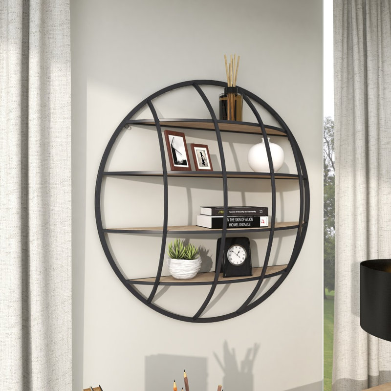 Keesha 4 Piece Circle Accent Shelf