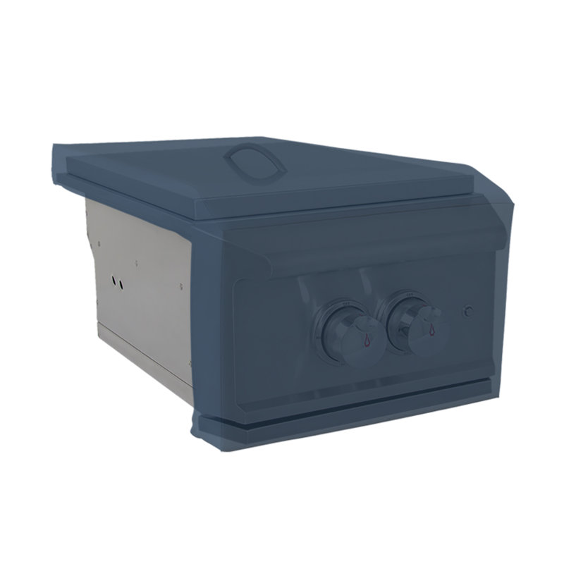 Blue Elephant Grill Cover, Blue, 30.5cm H x 61cm W x 35.6cm D
