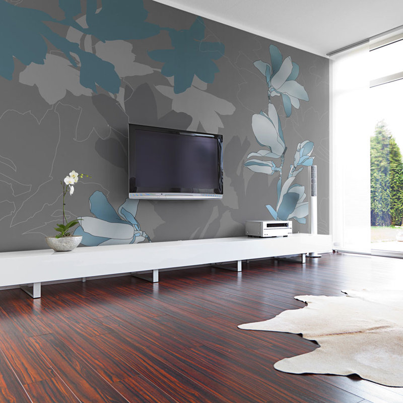 Blue Magnolias 309cm x 400cm Wallpaper, 300 cm x 231 cm