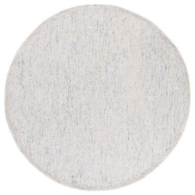 Ebony Hand Tufted Wool;Cotton Solid Color Rug