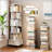 Rotating Rolling Bookcase with 1 Drawer-1216937229-1216946068