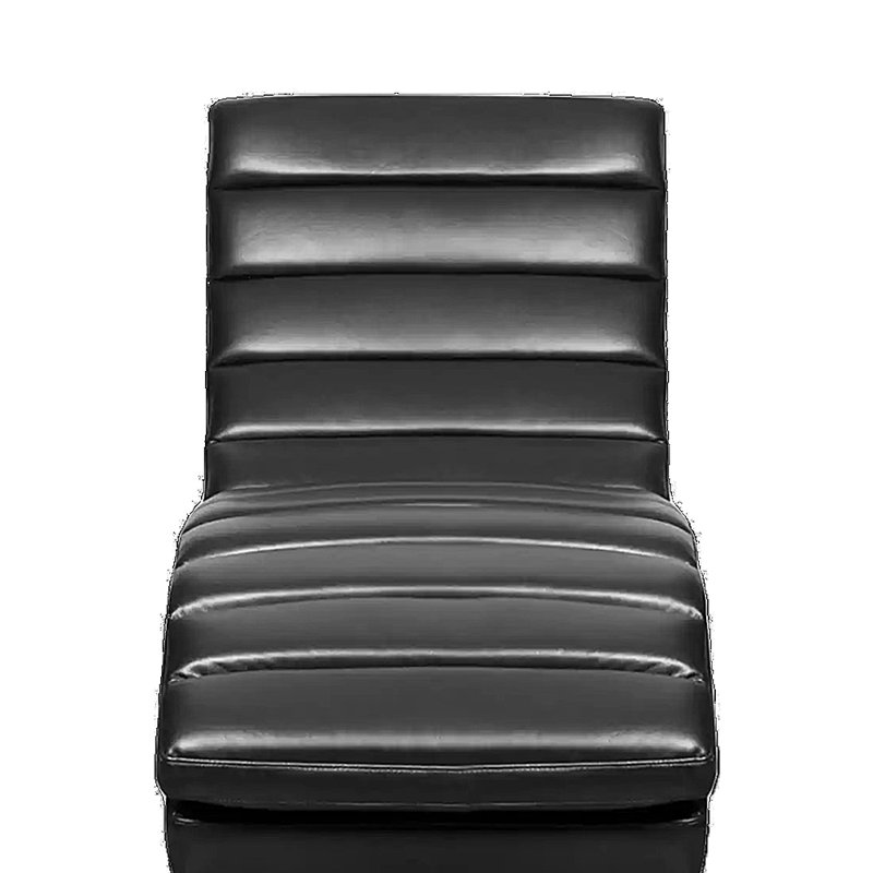 Elegant S-shaped solid wood chair