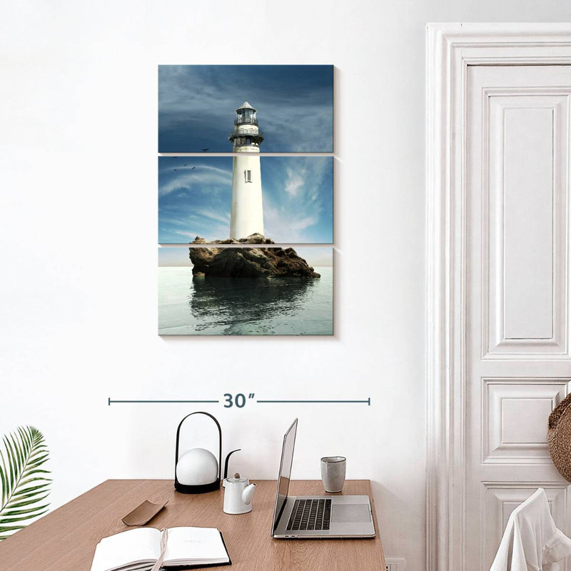 Phare d'Aletra Rock Island, H 32 po x l 20 po
