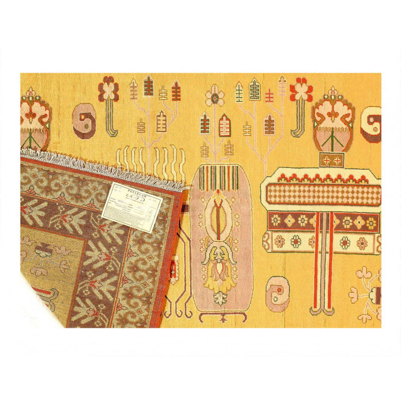Fine Hand knotted Khotan design 5'X 6'