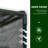 8' X 4' X 6' Crop Cage, Plant Protection Tent With Zippered Doors For Vegetable Garden, Backyard, Black