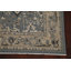 Tapis bleu clair / ivoire en laine Ziegler