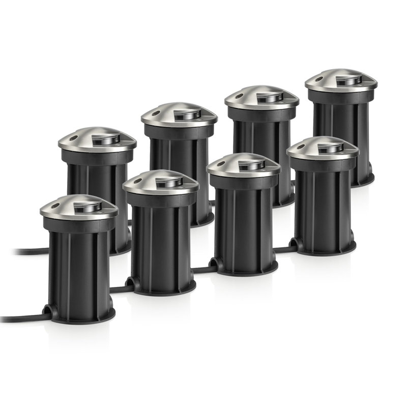 Black Metal Well Light Pack, Daylight