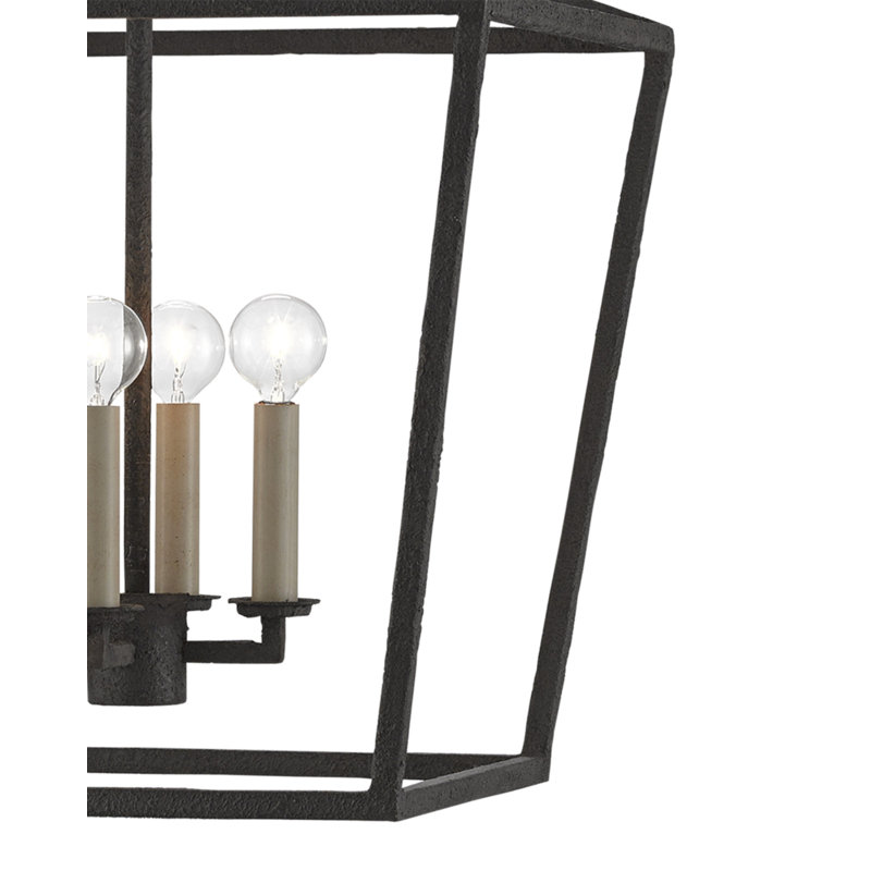 Denison 4 - Light Pendant, Molé Black, 22" H x 18" W x 18" D