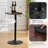 39.5" Adjustable Bar/Coffee Table with Metal Base