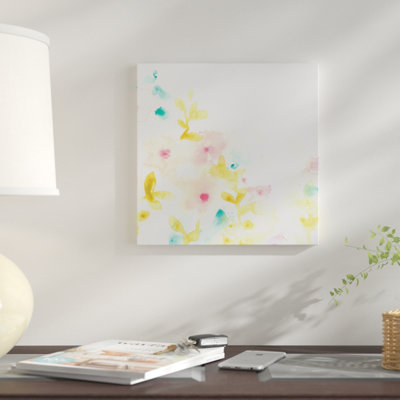 « pétale field ii », reproduction de peinture à l’aquarelle sur toile tendue