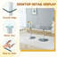 Ensemble de table et de chaises. Table en verre trempé de 71 po x 35,4 po-1657228555-1657228550-1657228551