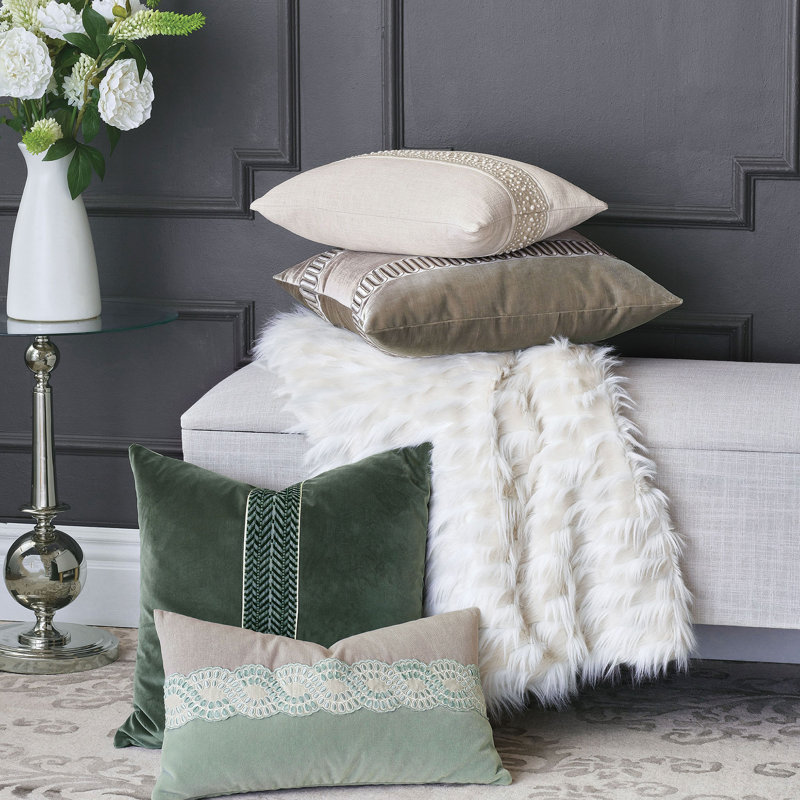 Dainty Lumbar Pillow Cover & Insert