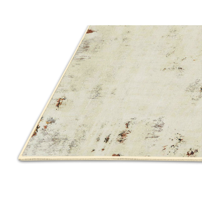 Tapis décoratif multicolore à motif abstrait, Rectangle 2 pi x 3 pi