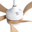 Ventilateur de plafond standard à 5 pales avec télécommande et lumière DEL Damecia-1295427714-1314893223