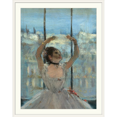 «Danseur au studio de photographes, 1875. Musée Pouchkine, Moscou, Russie» par Edgar Degas, reproduction d'art