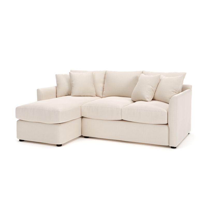 Cecelia Upholstered Sectional, Left Hand Facing, Canvas Sunbrella® Canvas
