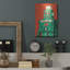 «Vintage Green Robot» par Ron Magnes, art mural en métal-299443122