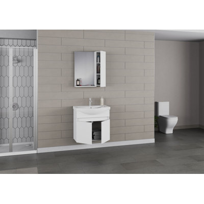 Bathroom Furniture Set (2 Pieces)