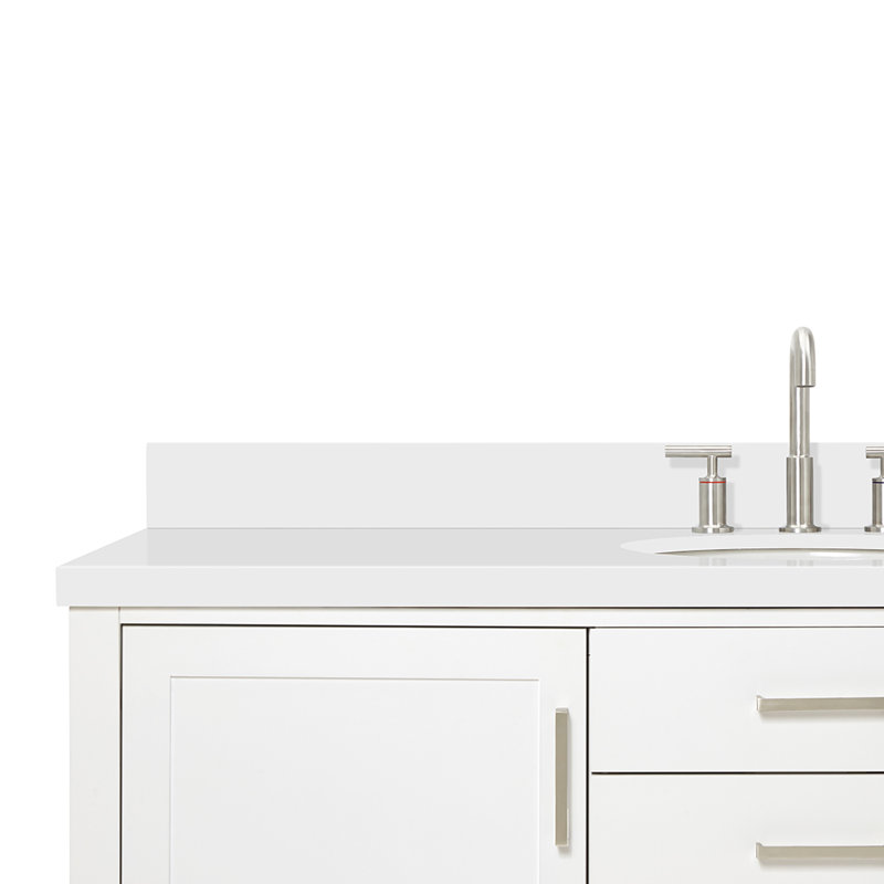 Bayhill 61'' W Single Vanity, White