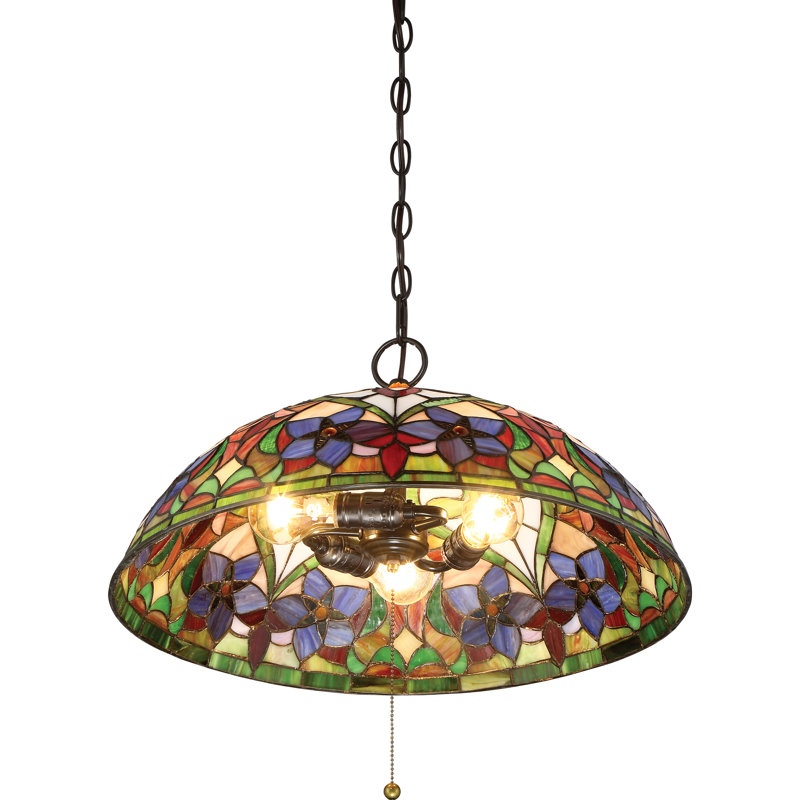 Yerres 3 - Light Vintage Bronze Single Pendant