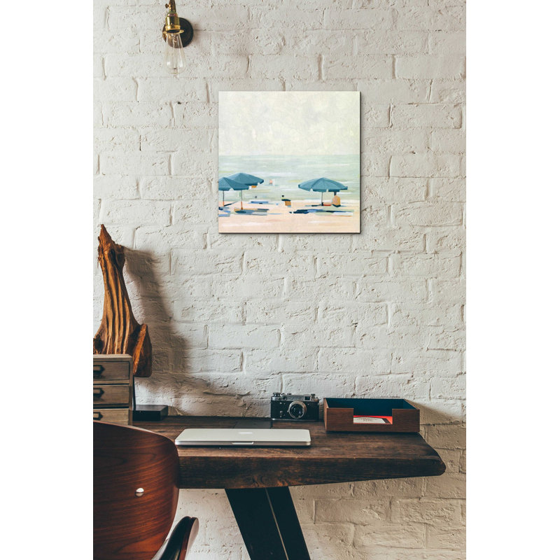 «If It's the Beaches II» par Emma Scarvey, art mural en verre acrylique, H 12 po x l 12 po x P 0,13 po