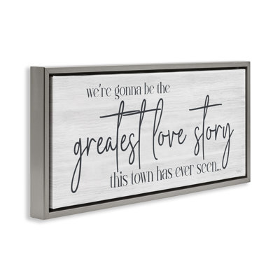 Cadre flottant Greatest Love Story, design par Susie Boyer