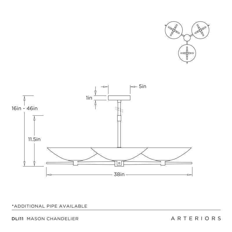 Mason 9 - Light Chandelier