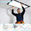 Paquet de 6 luminaires à panneau plat à DEL 2 x 4, 5 téléviseurs au choix 3000K-6500K, 5 watts 30-70W 7700LM, 0-10V à intensité variable, 120-277V plafonnier pour utilisation commerciale et résidentielle