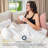 Delara Twin (68"X86") Down Alternative Duvet Insert with GOTS-Certified Organic Cotton Cover, Hypoallergenic Snow Fill, 150 GSM Comforter-53567875